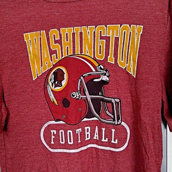 Majestic Washington Redskins Men's Tee Sm Red Washington Football Commanders NFL - Picture 2 of 9